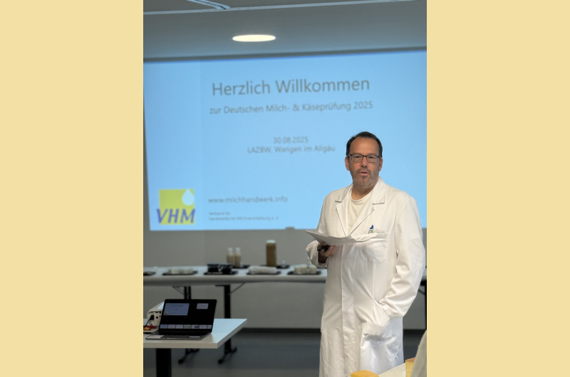 Milch- und Käseprüfung des VHM 2025 